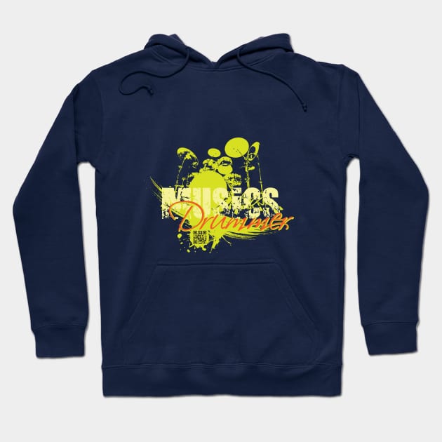 DRUMMER 3 Hoodie by Mauron